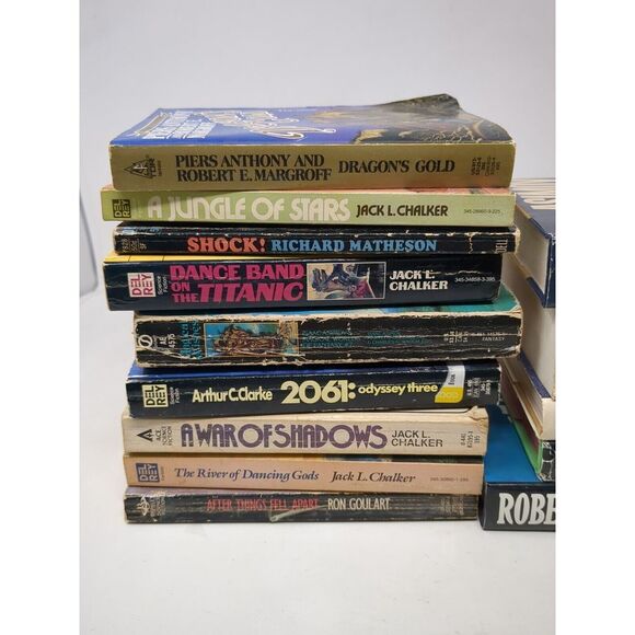 Science Fiction Book‎ Lot Arthur Clarke Isaac Asimov Chalker & More Sci-fi VTG - Picture 3 of 12